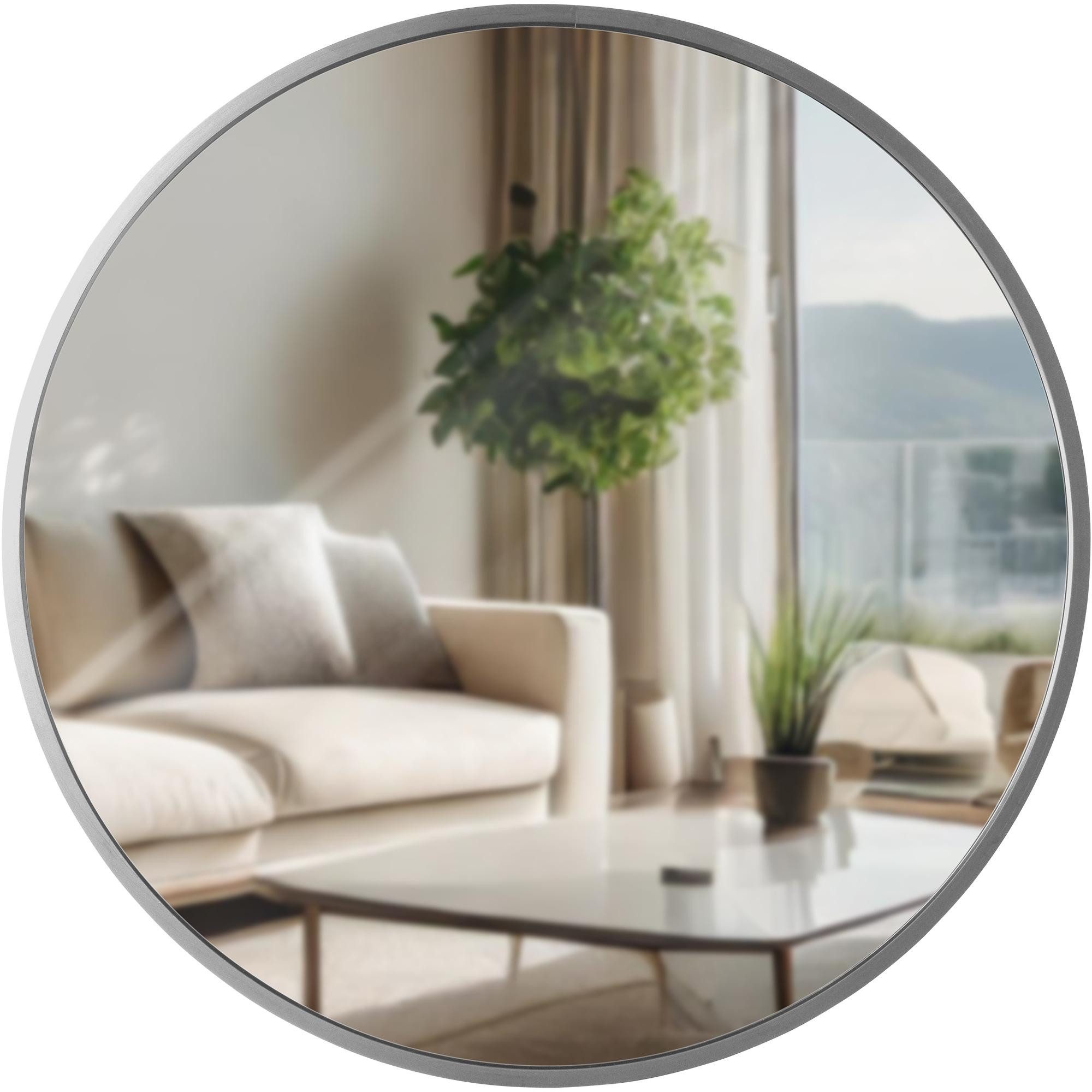 furnicato Wandspiegel Elsie 45x45 cm Silber (1-St)
