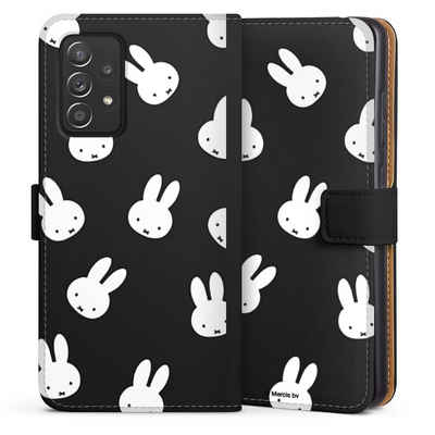 DeinDesign Handyhülle Miffy Muster transparent Miffy Pattern Transparent, Samsung Galaxy A52 5G Hülle Handy Flip Case Wallet Cover