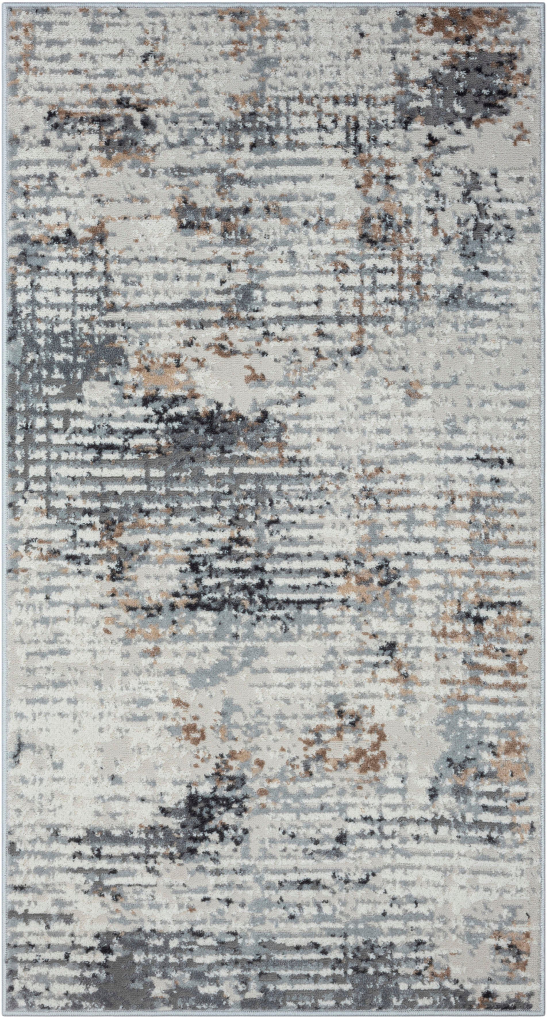 Myflair Möbel & Accessoires Teppich My Joy, LAGERRÄUMUNG!, rechteckig, Höhe: 8 mm, Kurzflor, Scandi-Design, besonders weich durch Microfaser