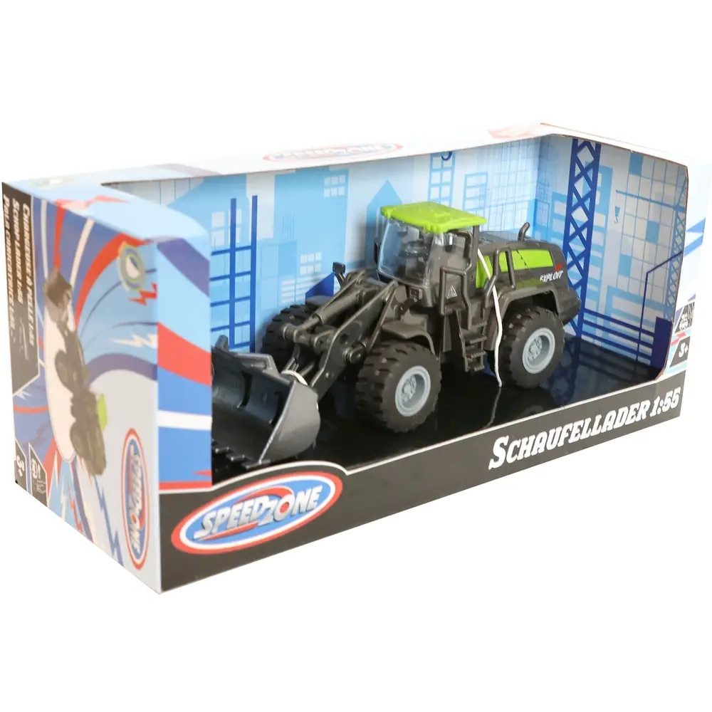 Vedes Spielzeug-Traktor Speedzone D/C Schaufellader, mit Friktion