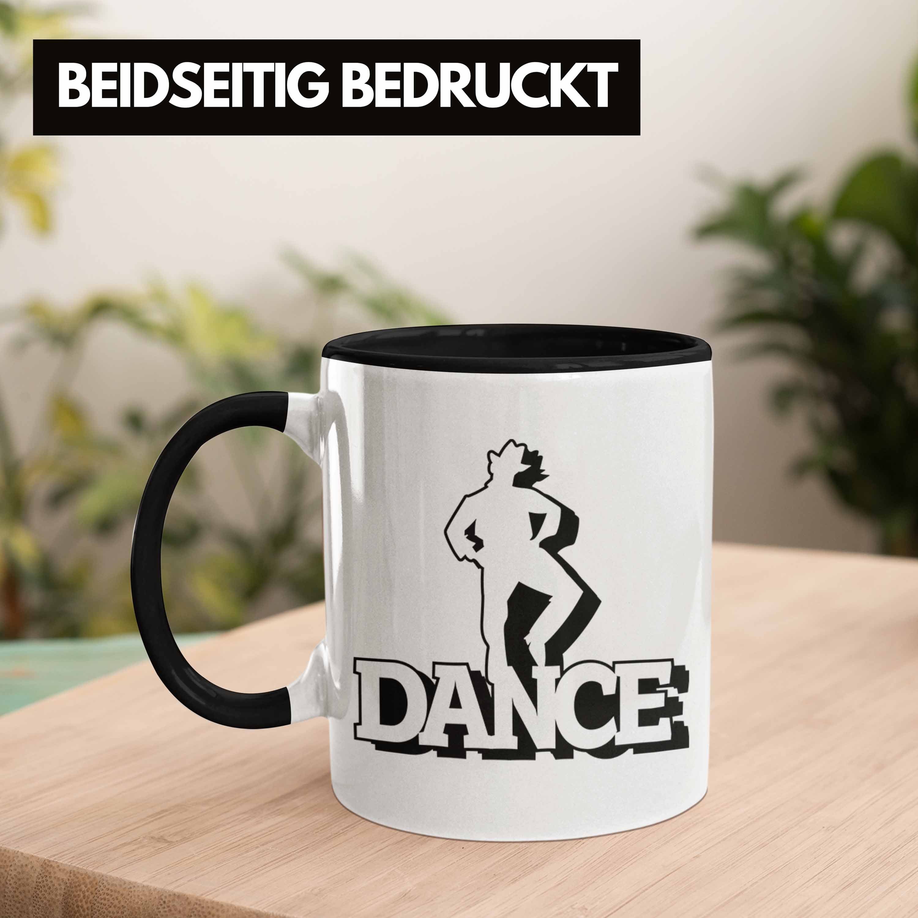 Trendation Tasse Lustige Tänzer Tänzer Geschenk und Tasse Schwarz "Dance" Tänzerinnen für