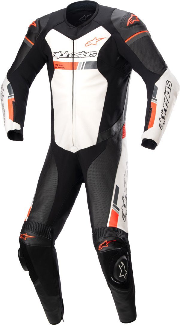 Alpinestars Motorradkombi GP Force Chaser 1-Teiler Motorrad Lederkombi Black/White/Red