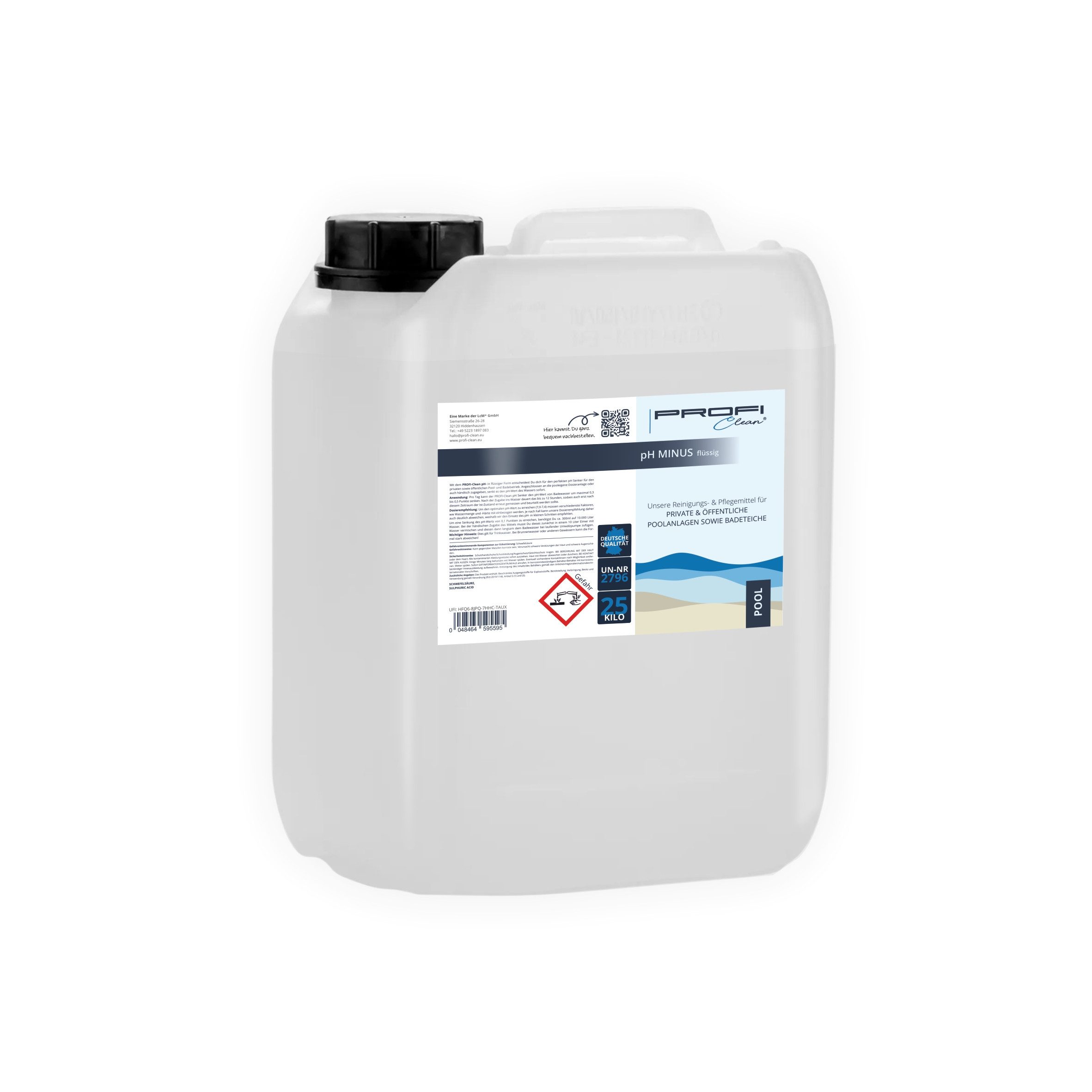 PROFI-clean® Poolpflege pH- flüssig pH Senker günstig online kaufen