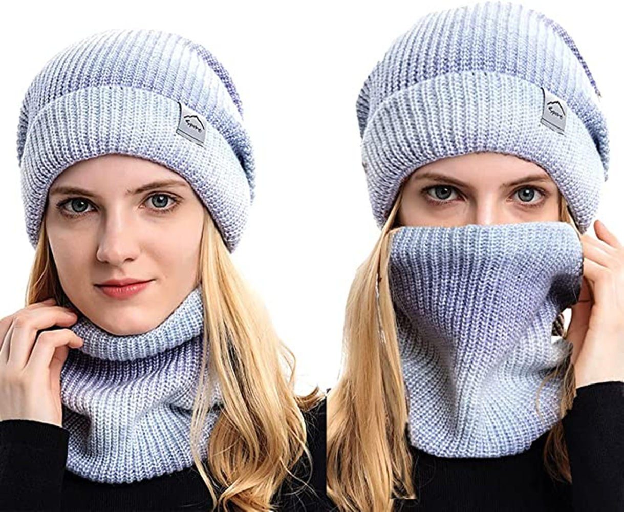 XDeer Mütze & Schal Wintermütze Strickmütze günstig online kaufen