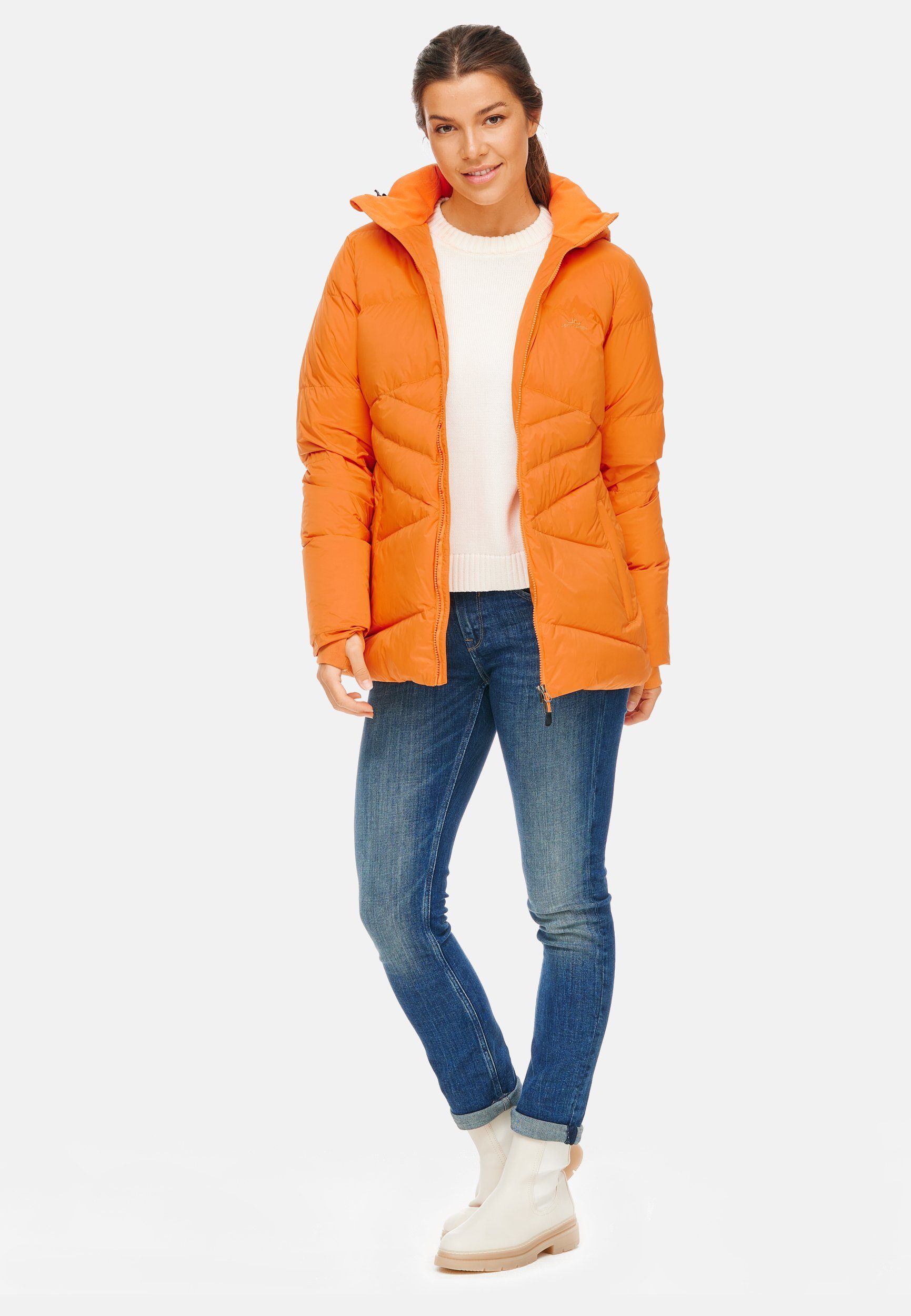 Jeff Green Leichtdaunenjacke Eva Orange