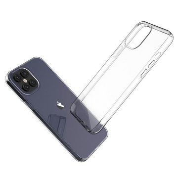 König Design Handyhülle Apple iPhone 12 Pro Max, Apple iPhone 12 Pro Max Handyhülle Ultra Dünn Bumper Backcover Transparent