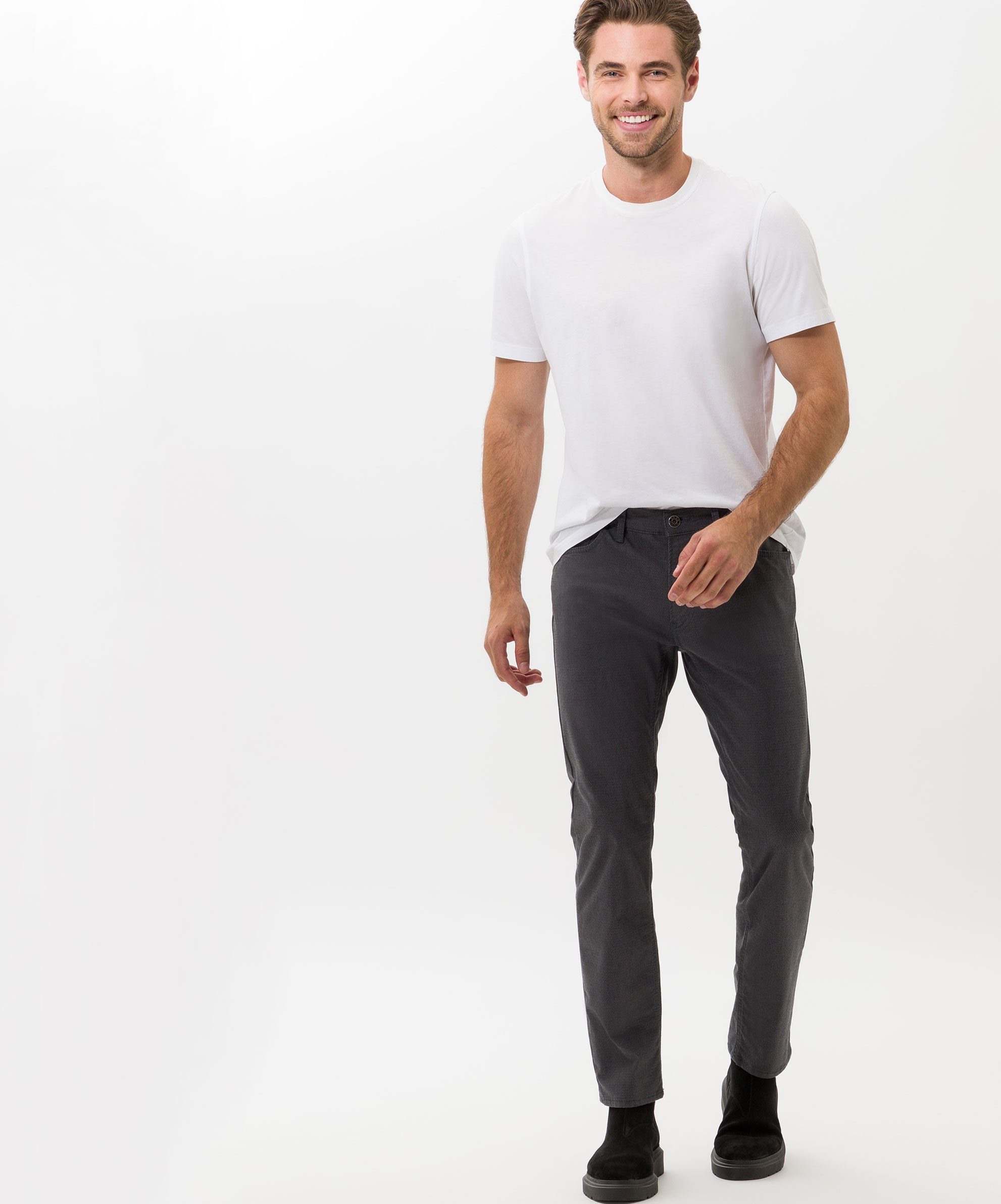 Brax 5-Pocket-Jeans STYLE.CHUCK platin