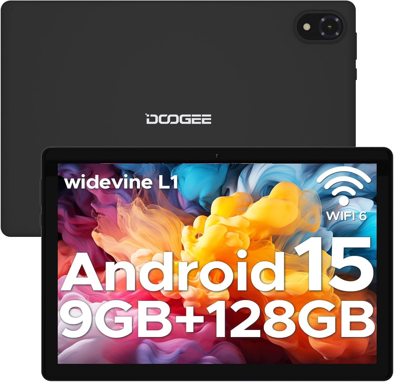 DOOGEE 2025 Neueste 9GB RAM 5060mAh Gaming Tablet (10", 128 GB, Android 15, Leistungsstarkes Gerät mit vielseitigen Funktionen für Arbeit Freizeit)