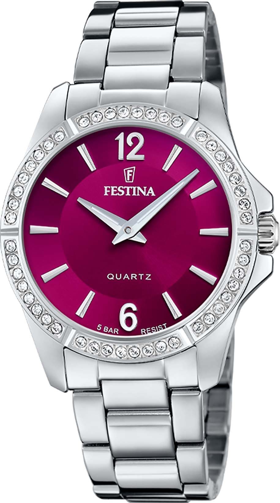 Festina Quarzuhr Mademoiselle F20593/2, Armbanduhr, Damenuhr, günstig online kaufen