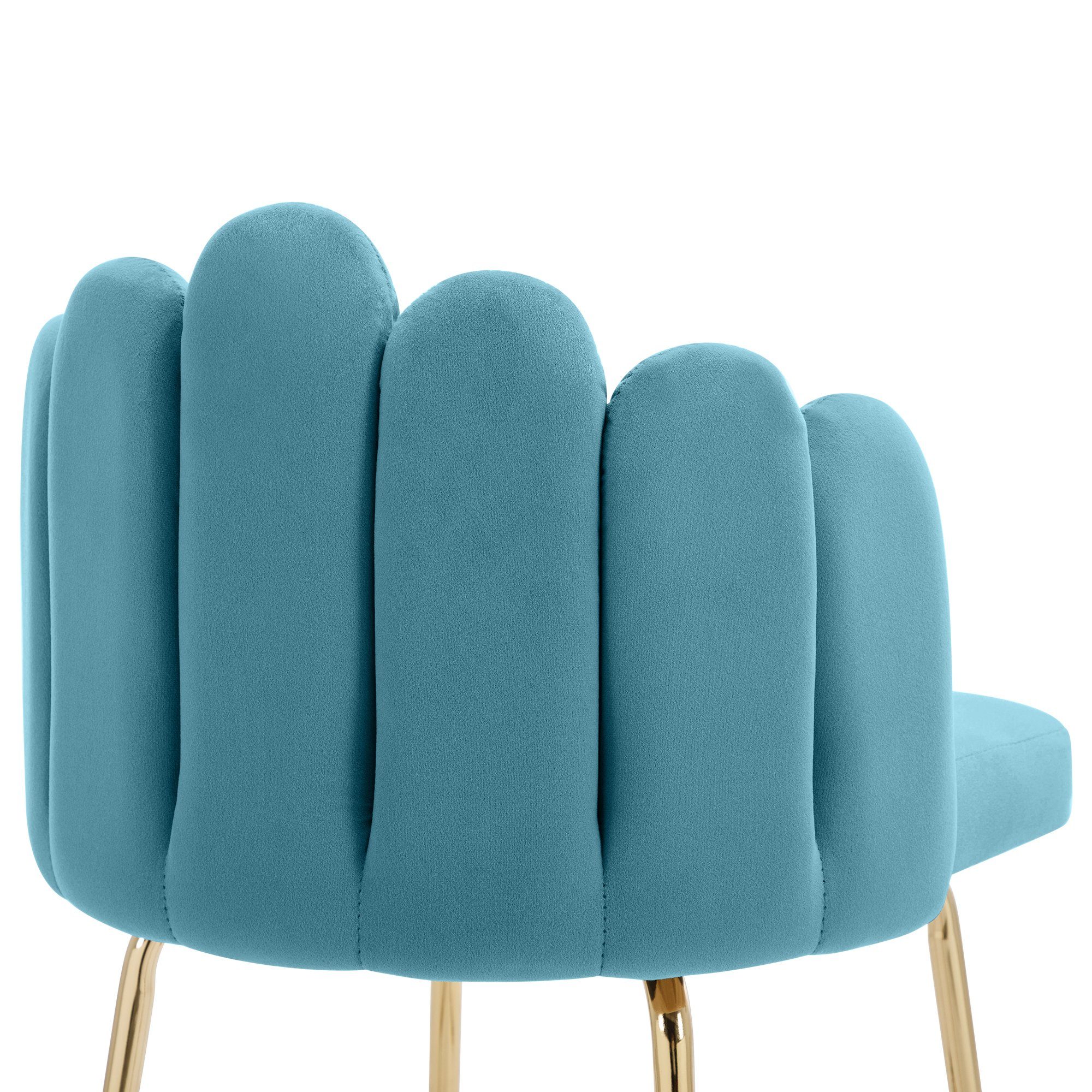 Moderne Polsterstuhl Freizeitstühle, Bars Restaurants geeignet für und St), (2 Tiffany-Blau OKWISH Barhocker