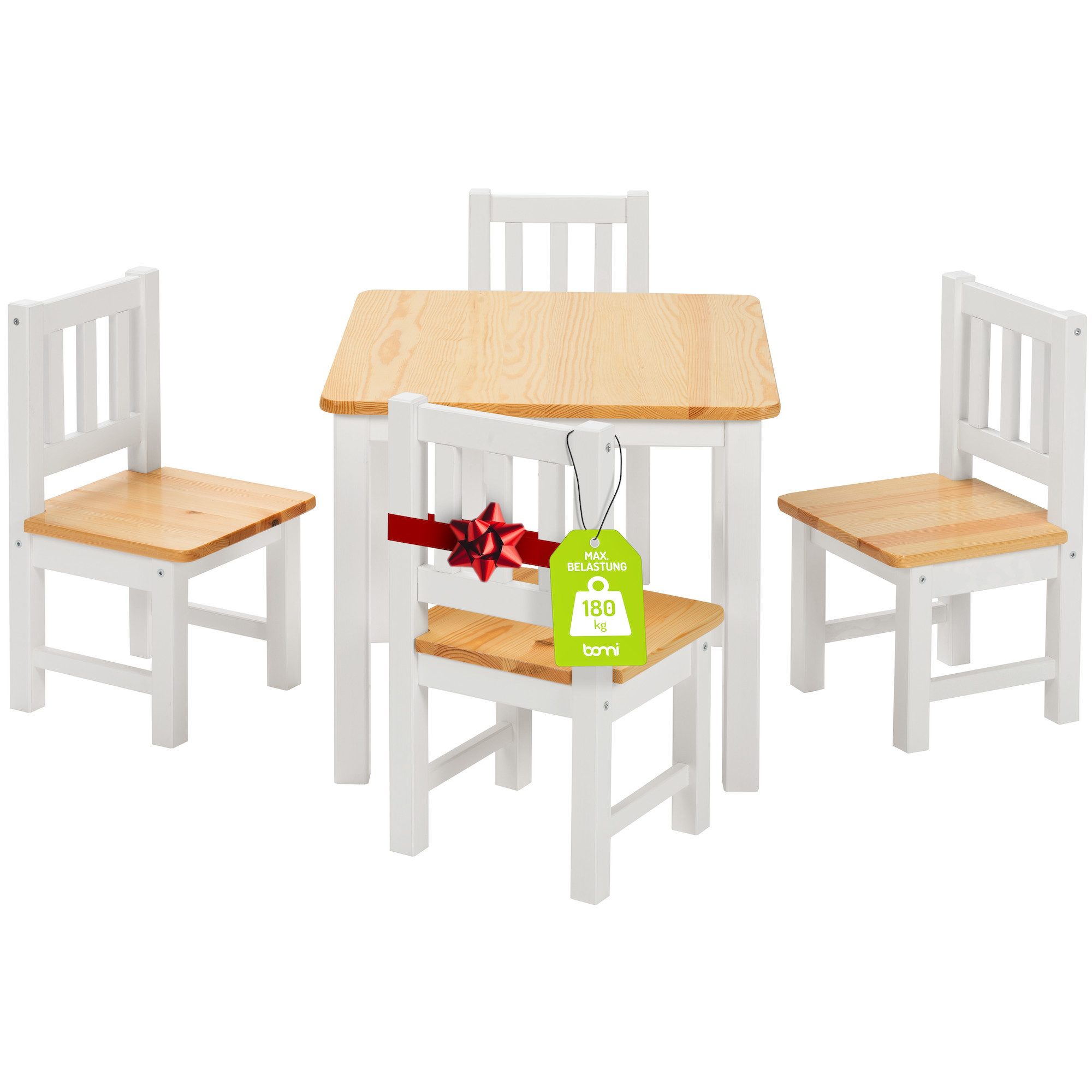 BOMI Kindersitzgruppe Holzsitzgruppe Amy, (Set, 5-tlg., oder 5 tlg. erhältl günstig online kaufen
