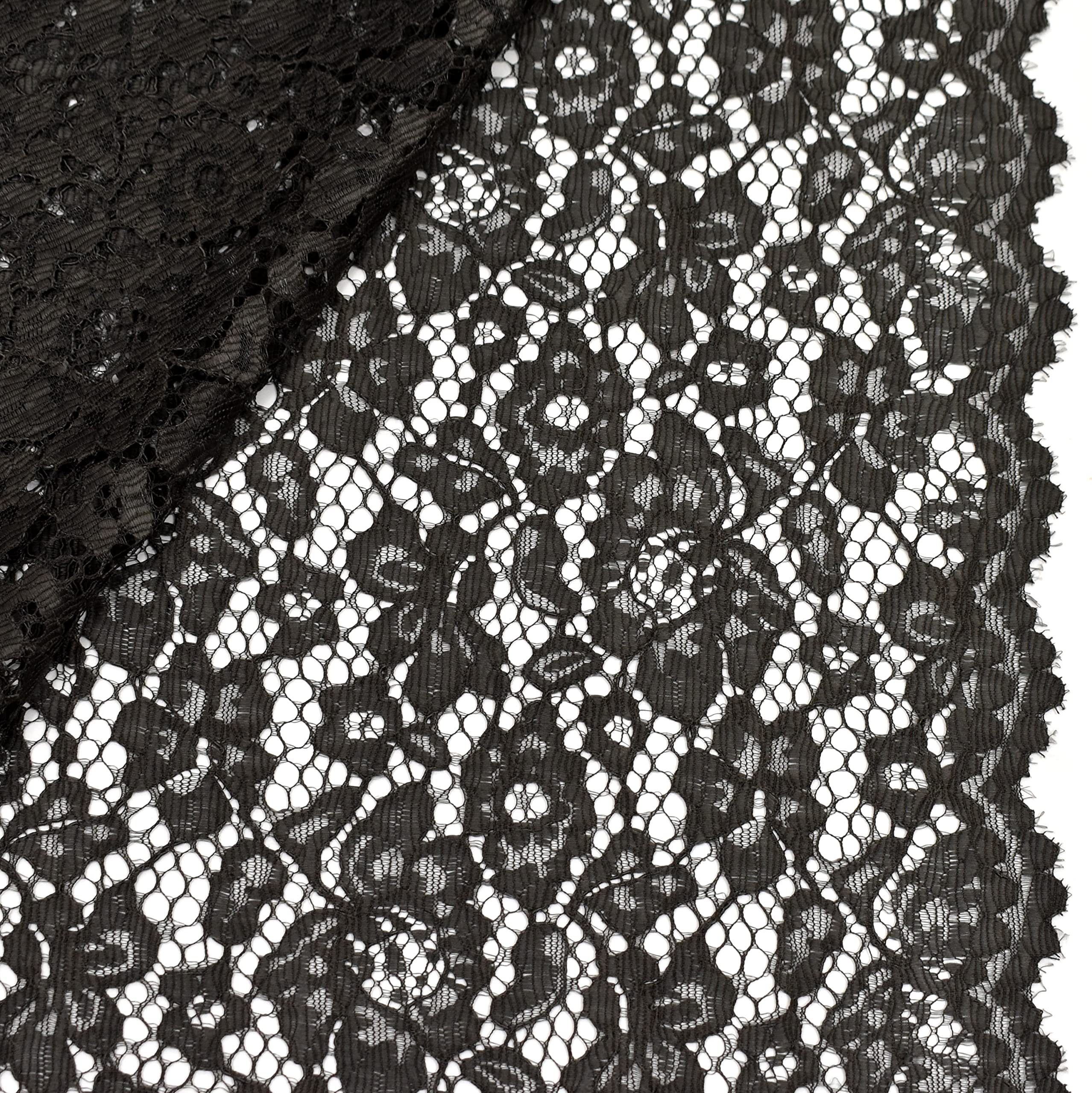 MAGAM-Stoffe Stoff "Carmen", Spitzenstoff Blumen Spitze Meterware ab 50cm