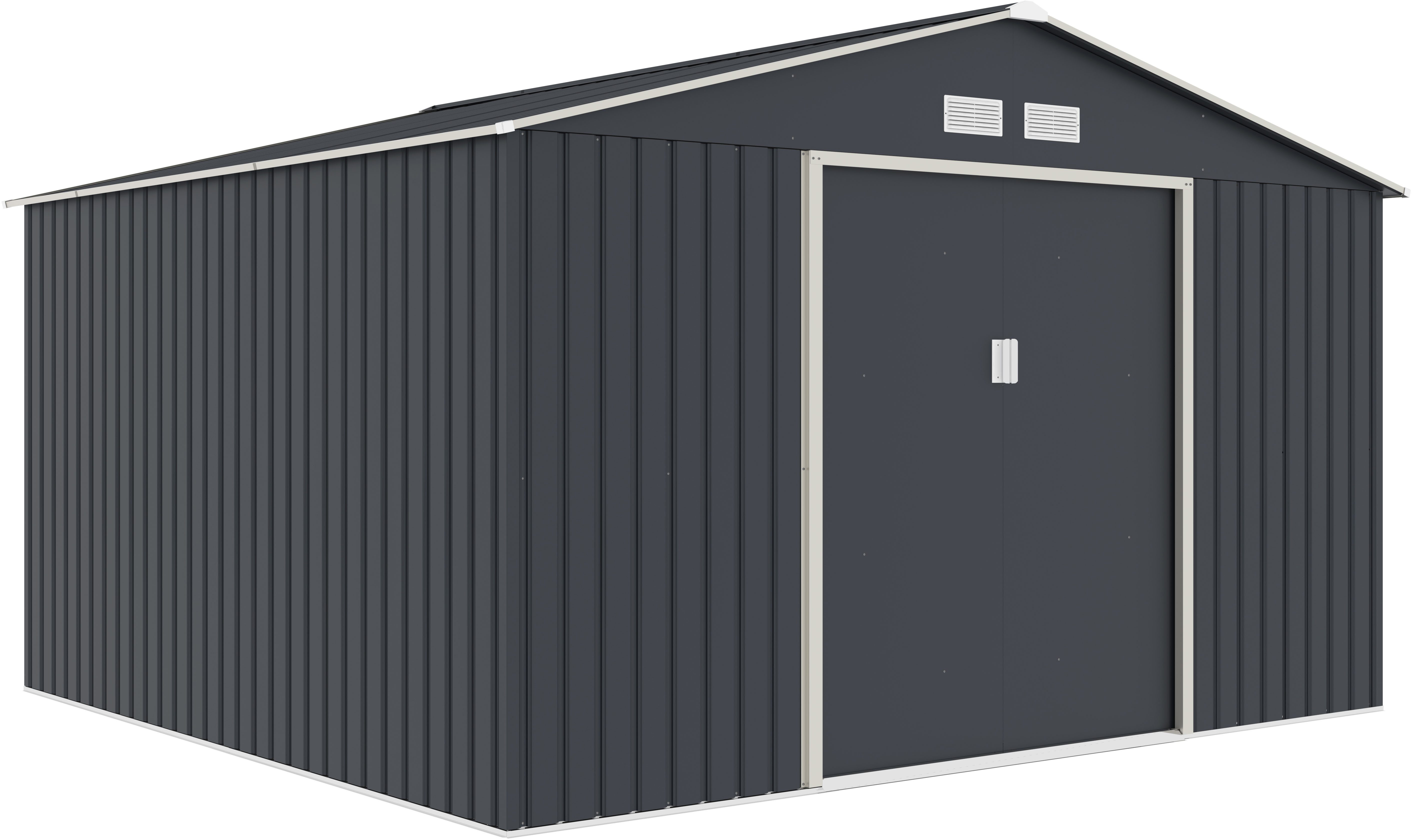 KONIFERA Gerätehaus Metallgerätehaus, BxT: 341x322 cm, günstig online kaufen