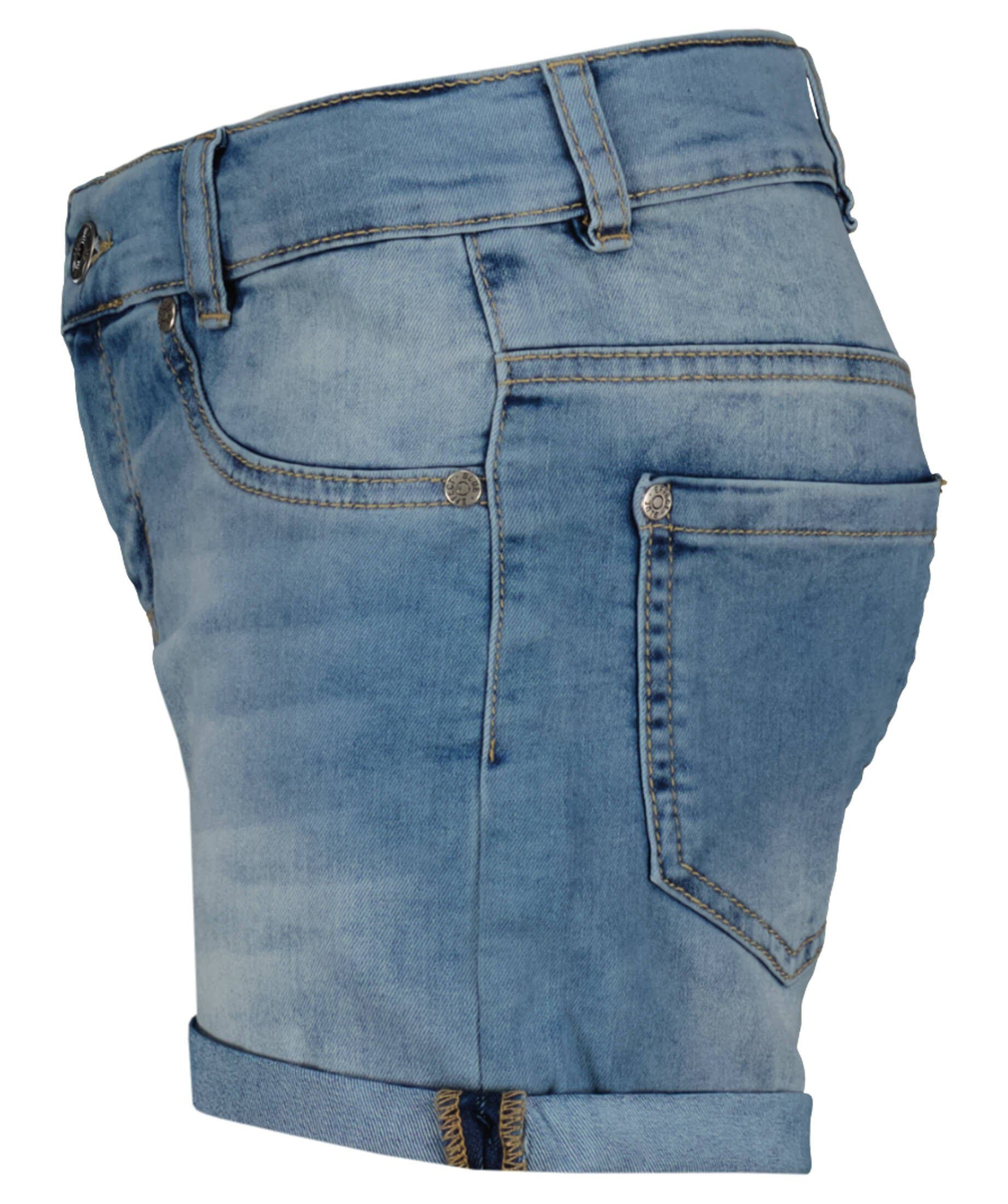 Jeansshorts Shorts BLUE (80) bleached EFFECT Mädchen (1-tlg)