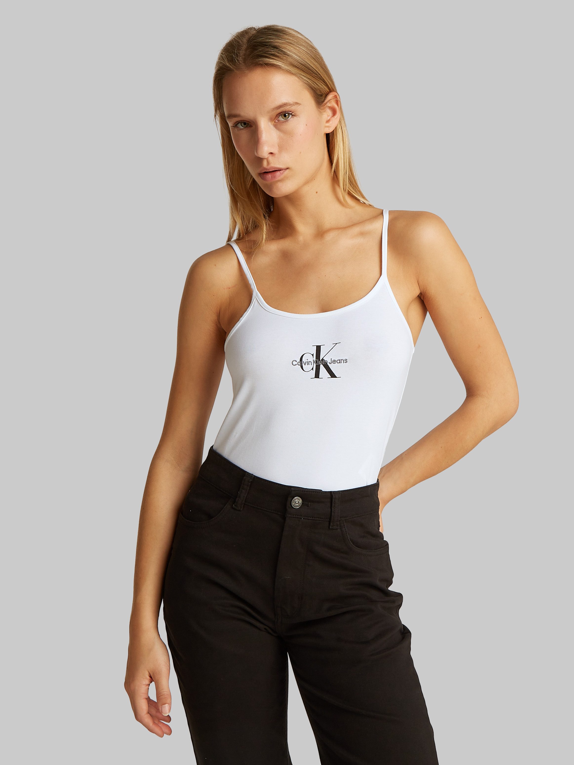 Calvin Klein Jeans T-Shirt MONOLOGO STRAPPY günstig online kaufen