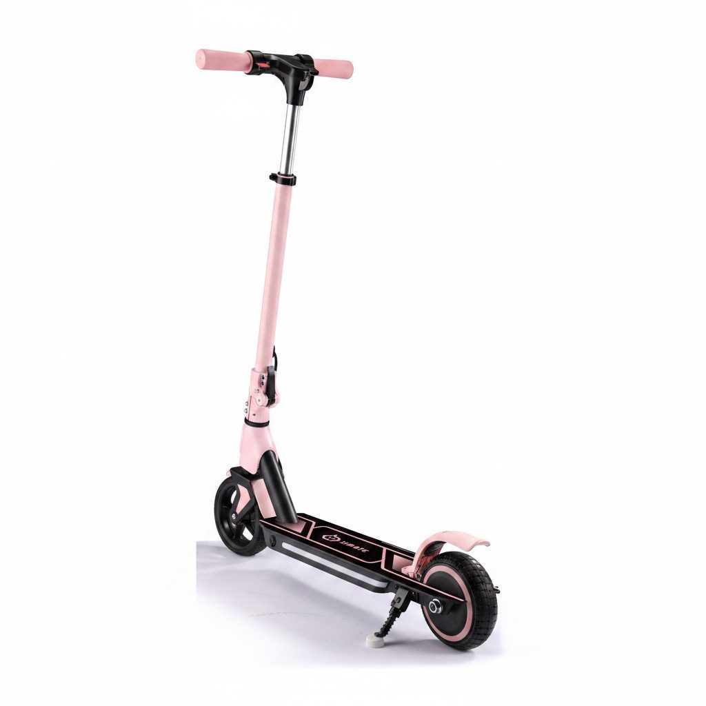kowdom Elektro-Kinderroller Kinder E-Scooter 14km/h klappbar höhenverstellbar LED 3 Gänge, klappbar, höhenverstellbar, LED, 3 Geschwindigkeiten