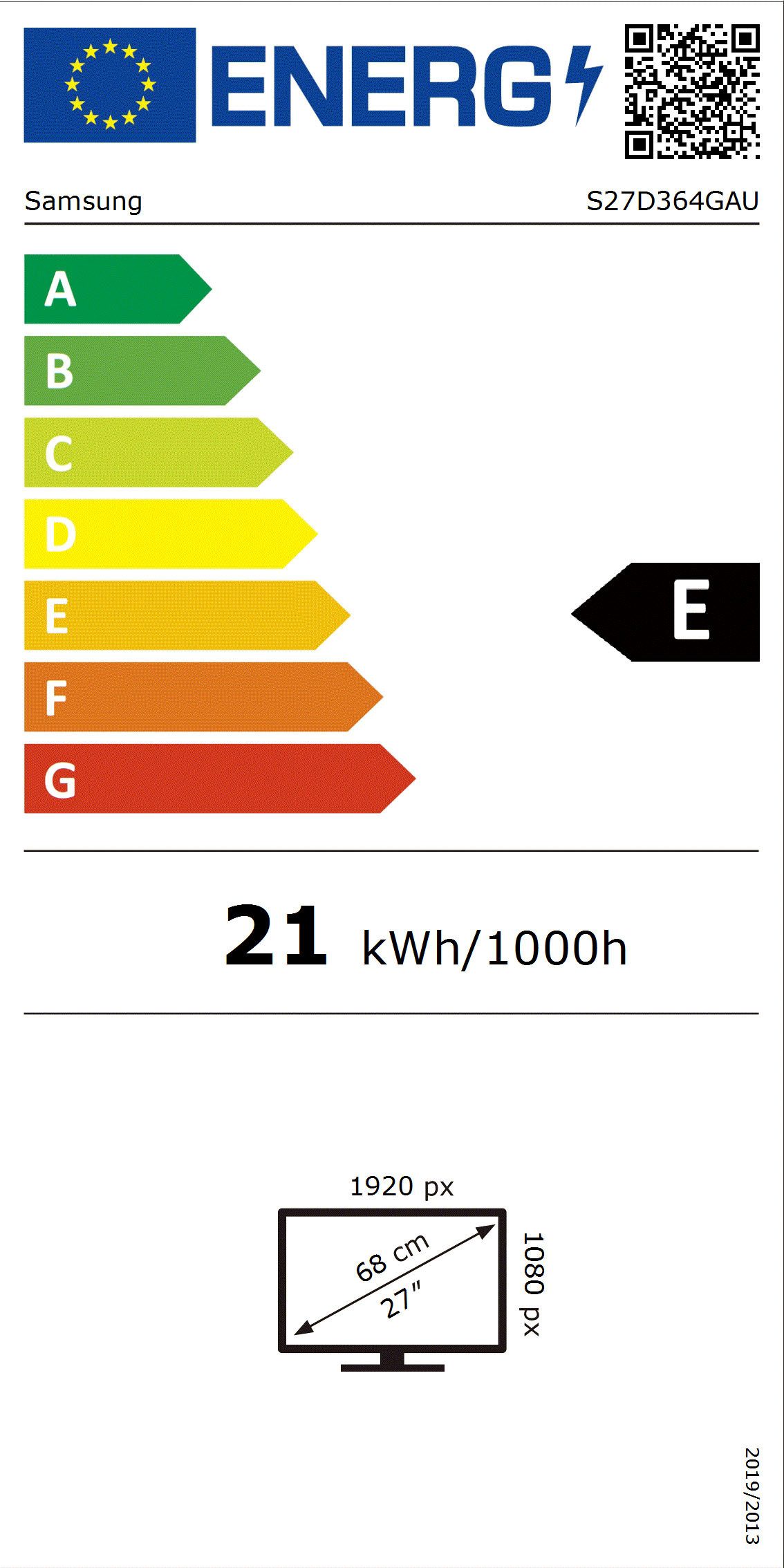 Energieeffizienzklasse: 