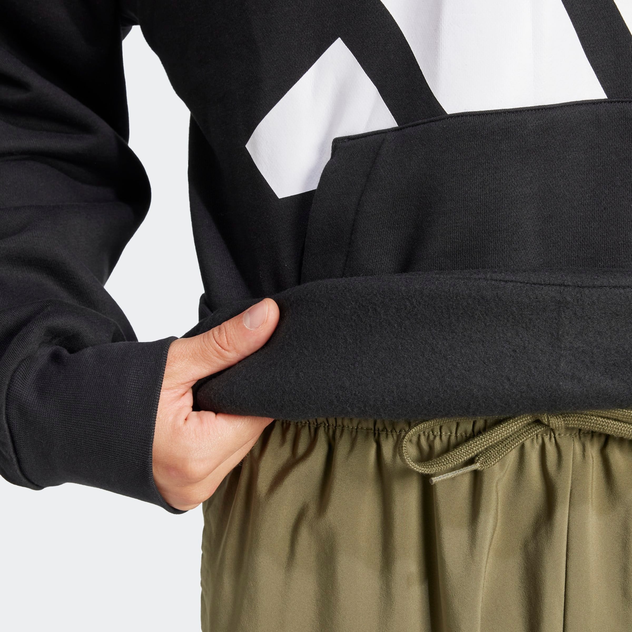 adidas Sportswear Kapuzensweatshirt ESSENTIALS BIG LOGO HOODIE mit Kapuze, ohne Verschluss, aus Baumwolle