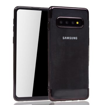 König Design Handyhülle Samsung Galaxy S10, Samsung Galaxy S10 Handyhülle Bumper Backcover Schwarz
