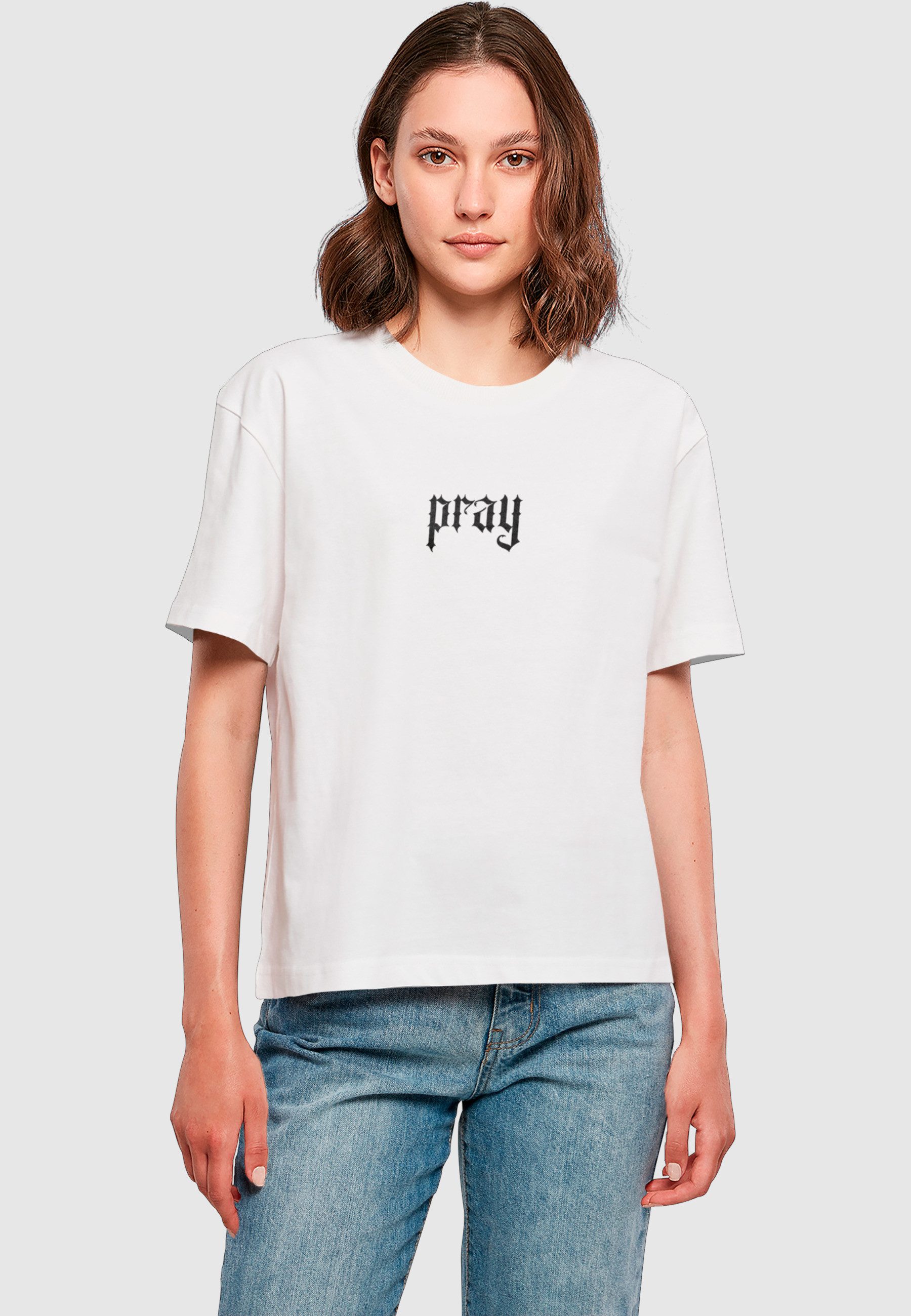Miss Tee T-Shirt Miss Tee Damen Praying Hands Tee (1-tlg)