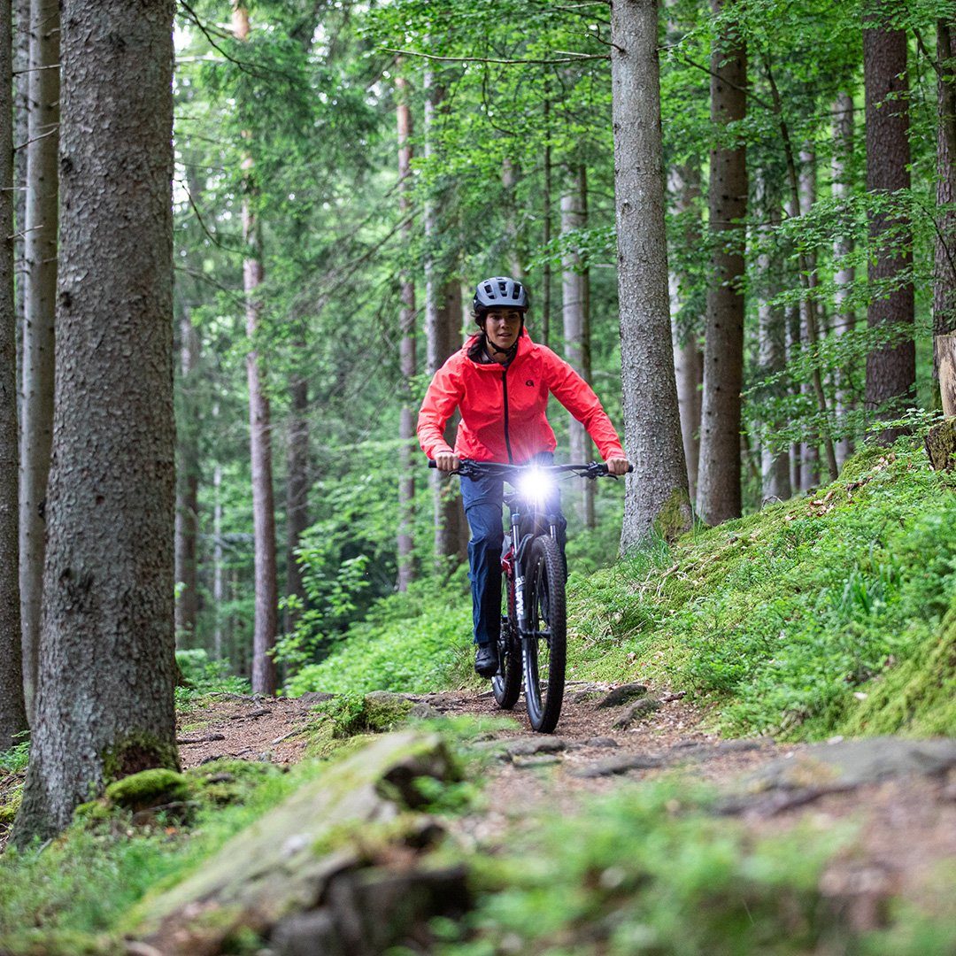 Gonso Fahrradjacke Sura Plus Radjacke Damen wind- Kapuze Regenjacke mit wasserdicht, und lila