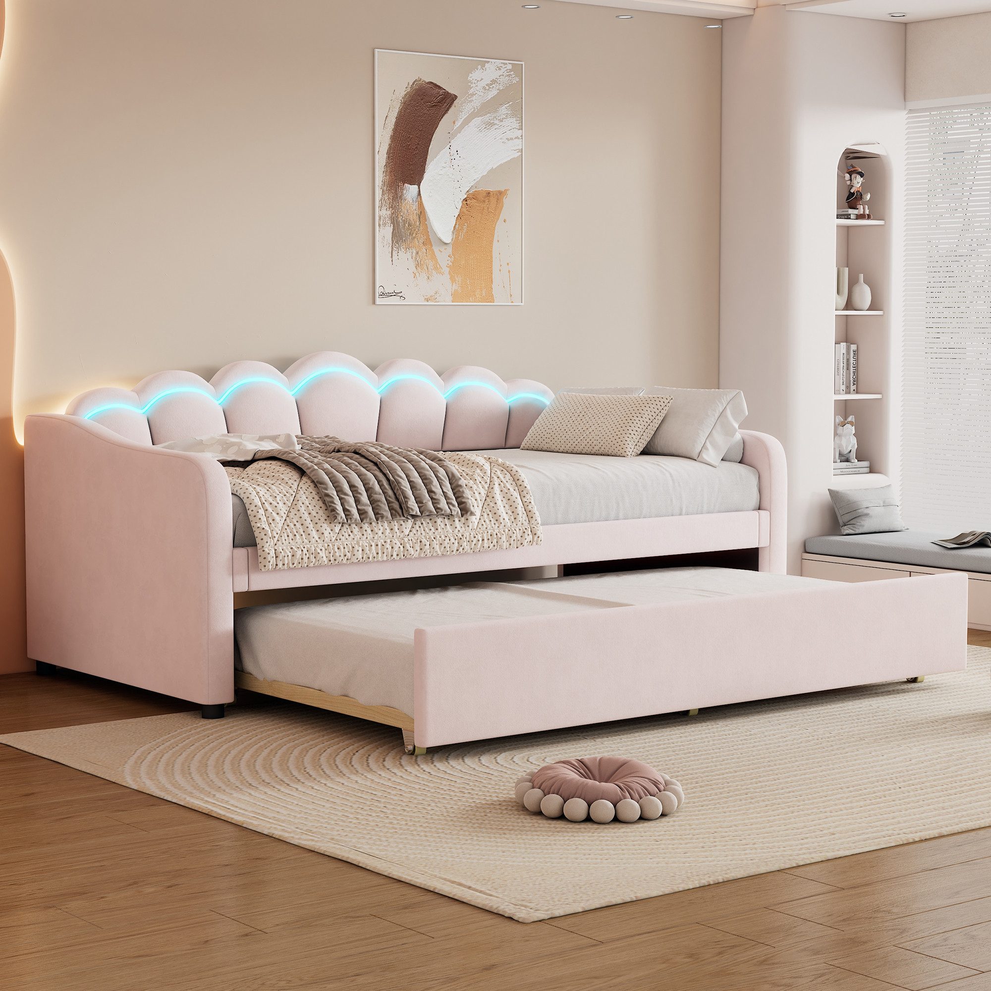 Flieks Daybett, LED Tagesbett Schlafsofa Kinderbett günstig online kaufen