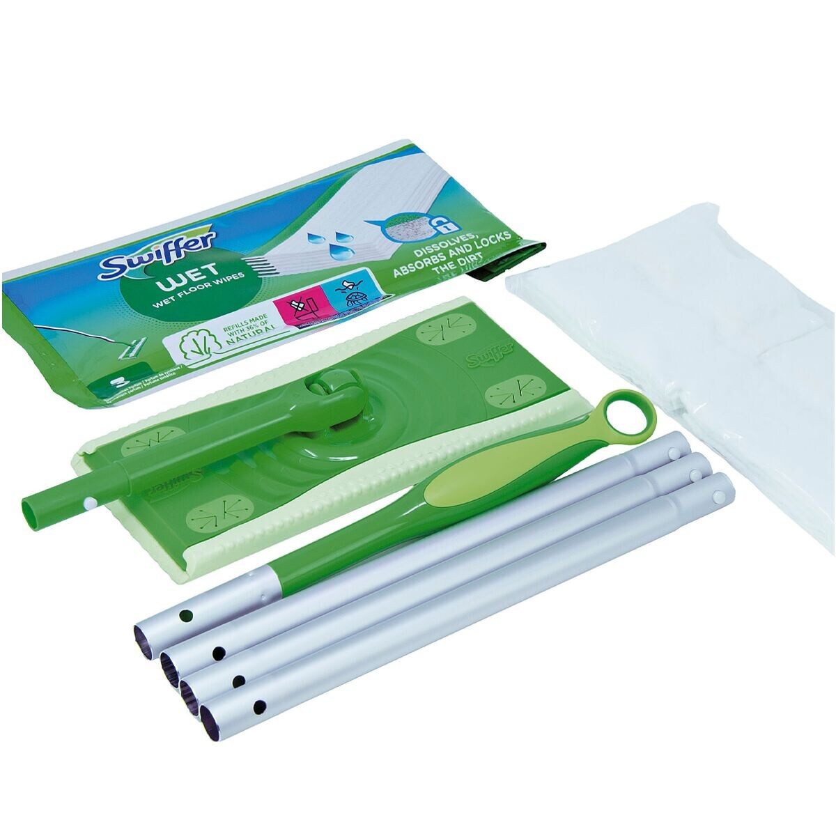 Swiffer Dry & Wet Starter-Set Reinigungstücher (12-tlg. Starterset)