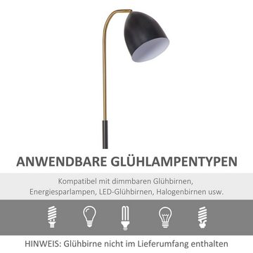 HOMCOM Stehlampe Stehleuchte, E27