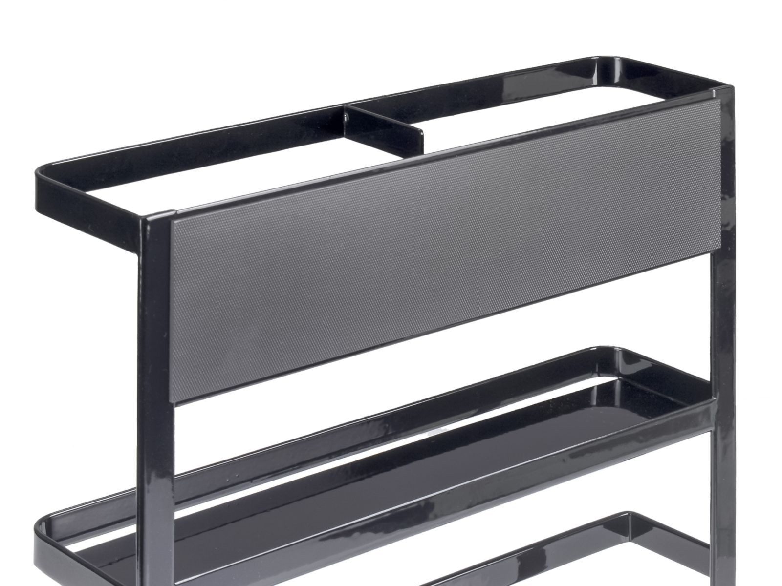 Yamazaki Küchenregal Tower Küchenorganizer magnetisch für Küchenutensilien platzsparend, platzsparend, Utensilienhalter, Küchenutensilienhalter, Organizer