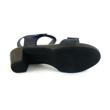 NAOT Naot Intact blau grau Damen Schuhe Sandaletten Leder Fußbett 17958 Sandalette