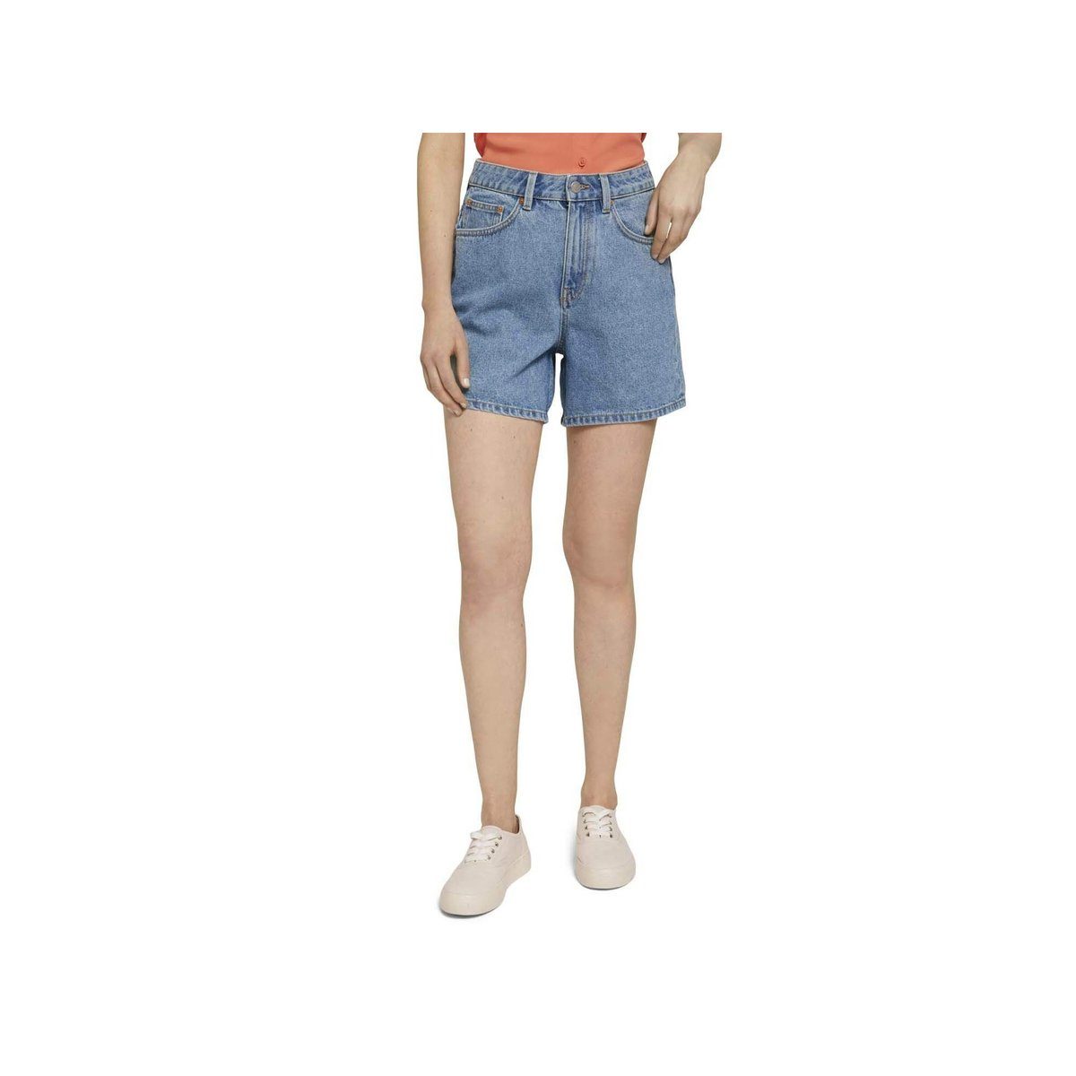 TOM TAILOR Bermudas blau regular (1-tlg., EU-Größen)