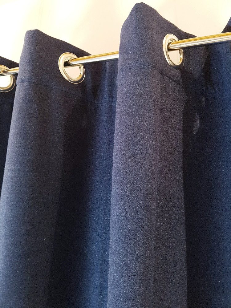 novumfix Vorhang Filzvorhang/Softfilz XXL Kälteschutz blau bis 350 cm lang günstig online kaufen