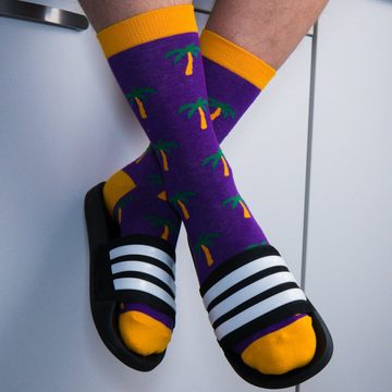 TwoSocks Freizeitsocken Palmen Socken lustige Socken Herren & Damen, Einheitsgröße