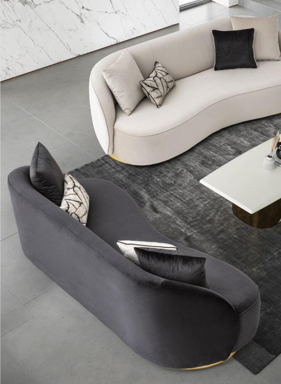Design Sofa, Sitz JVmoebel Sofagarnitur Polster Sitz Couchen 4+3+1 (3-St) Set Sofas Wohnzimmer-Set