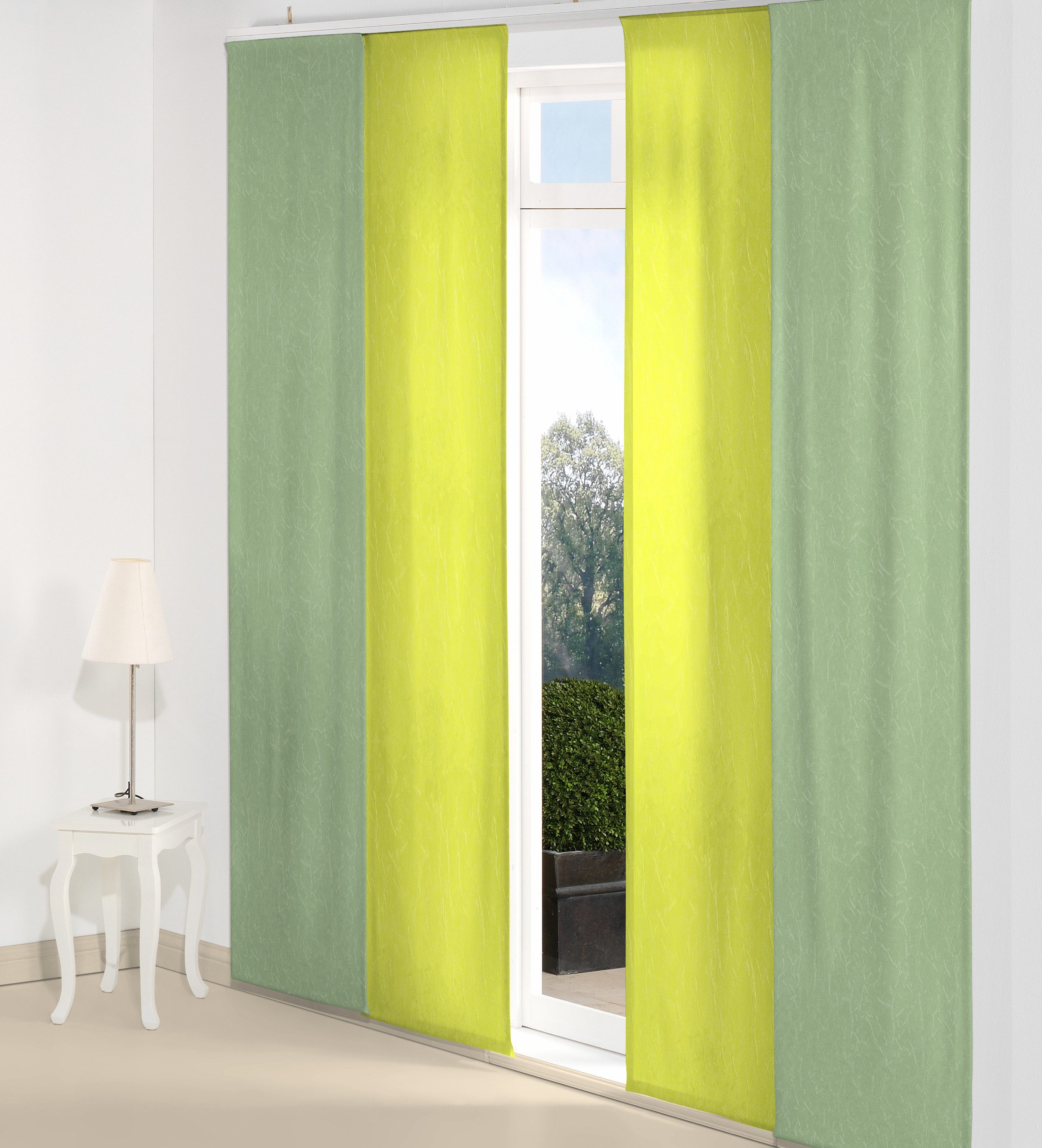 Wirth Schiebegardine Lahnstein (1 St), Paneelwagen, blickdicht, Jacquard, Inkl. Montagezubehör