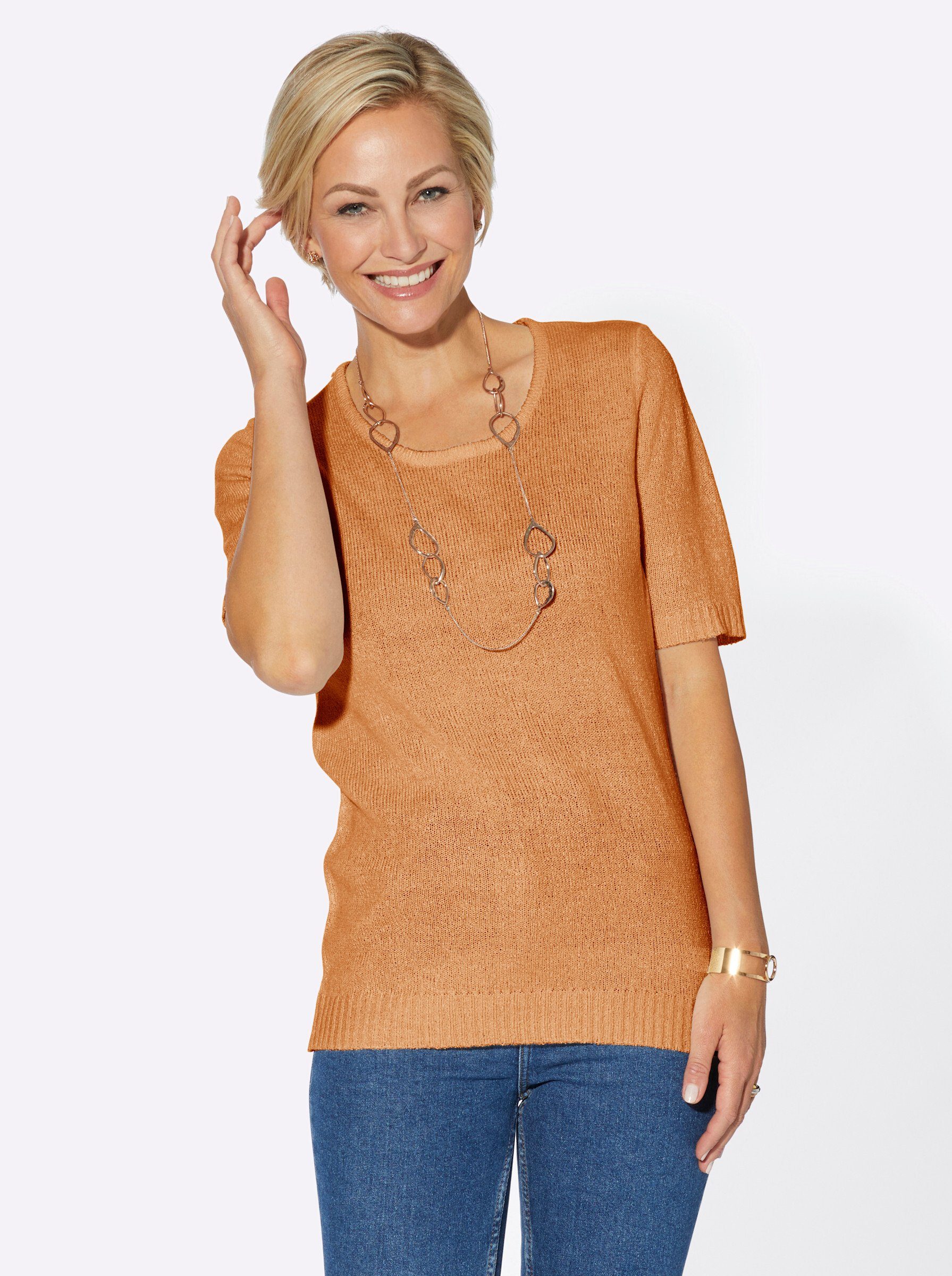 WITT WEIDEN apricot Strickpullover