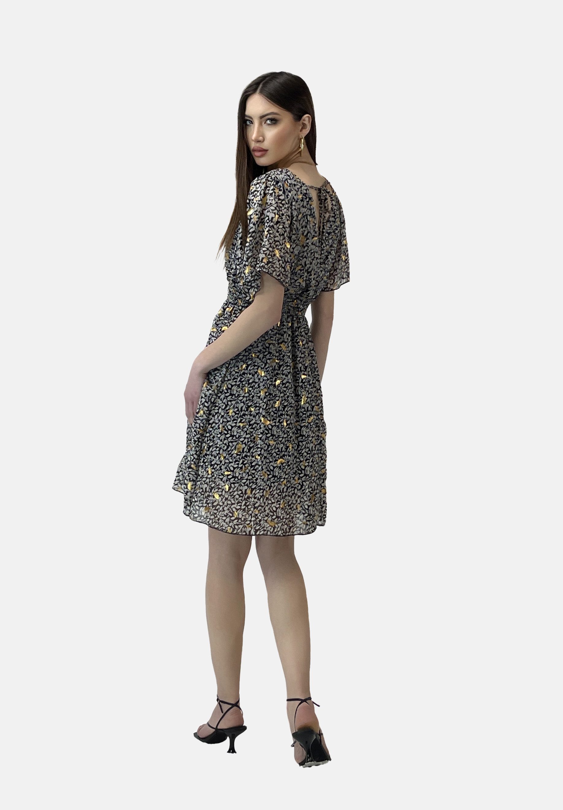 Elara Sommerkleid Sommer Kleid mit Muster