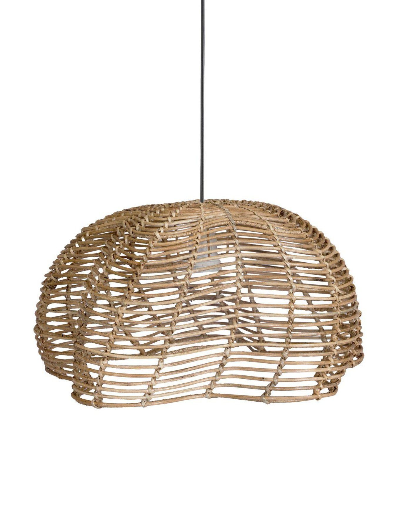 PR Home Außen-Deckenleuchte PR Home Mayla Outdoor Pendelleuchte E27 aus handgeflochtenem Rattan, Nicht enthalten