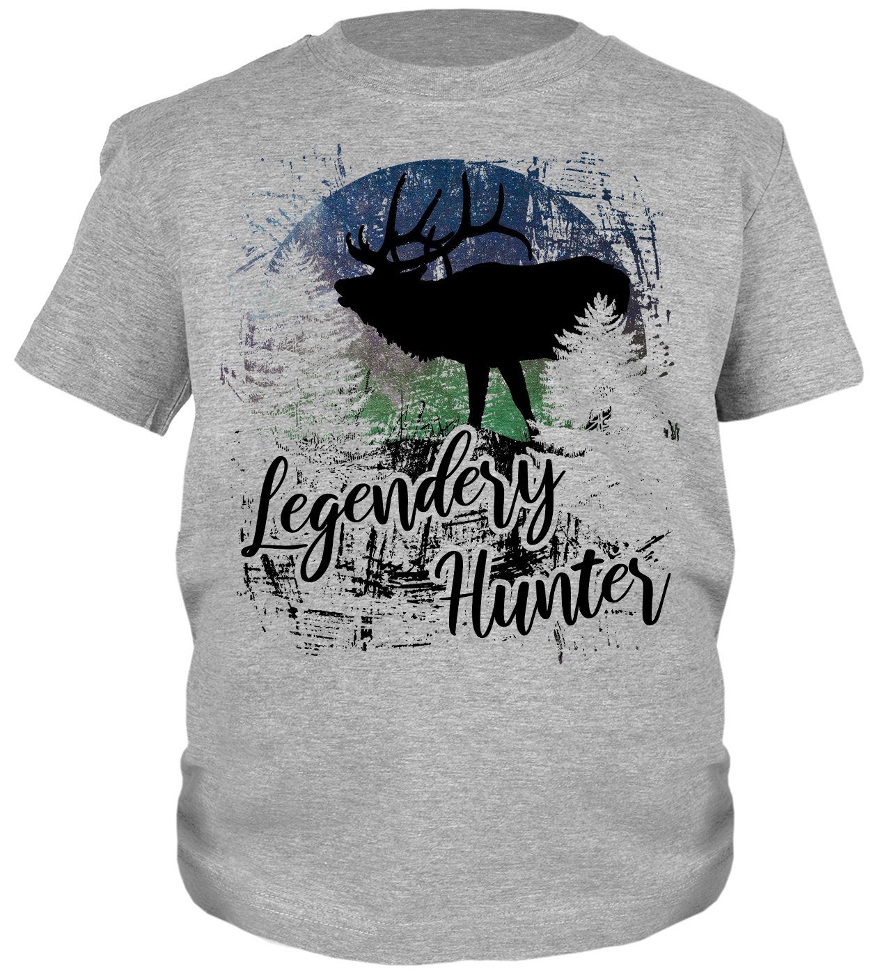 Tini - Shirts T-Shirt Kinder Jäger Shirt Jagd Hirsch Kindshirt : Legendary Hunter