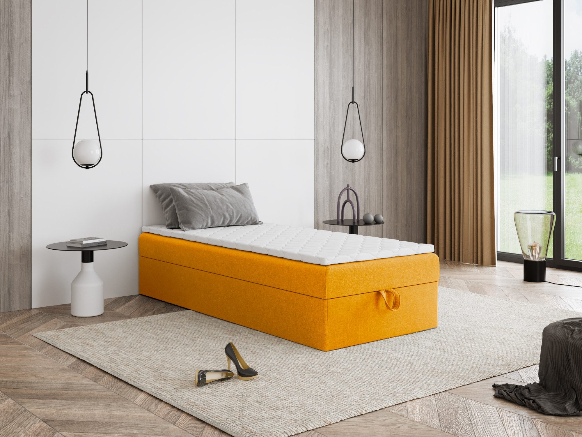 Godre Boxspringbett mit Bettkasten MIRA Mini günstig online kaufen