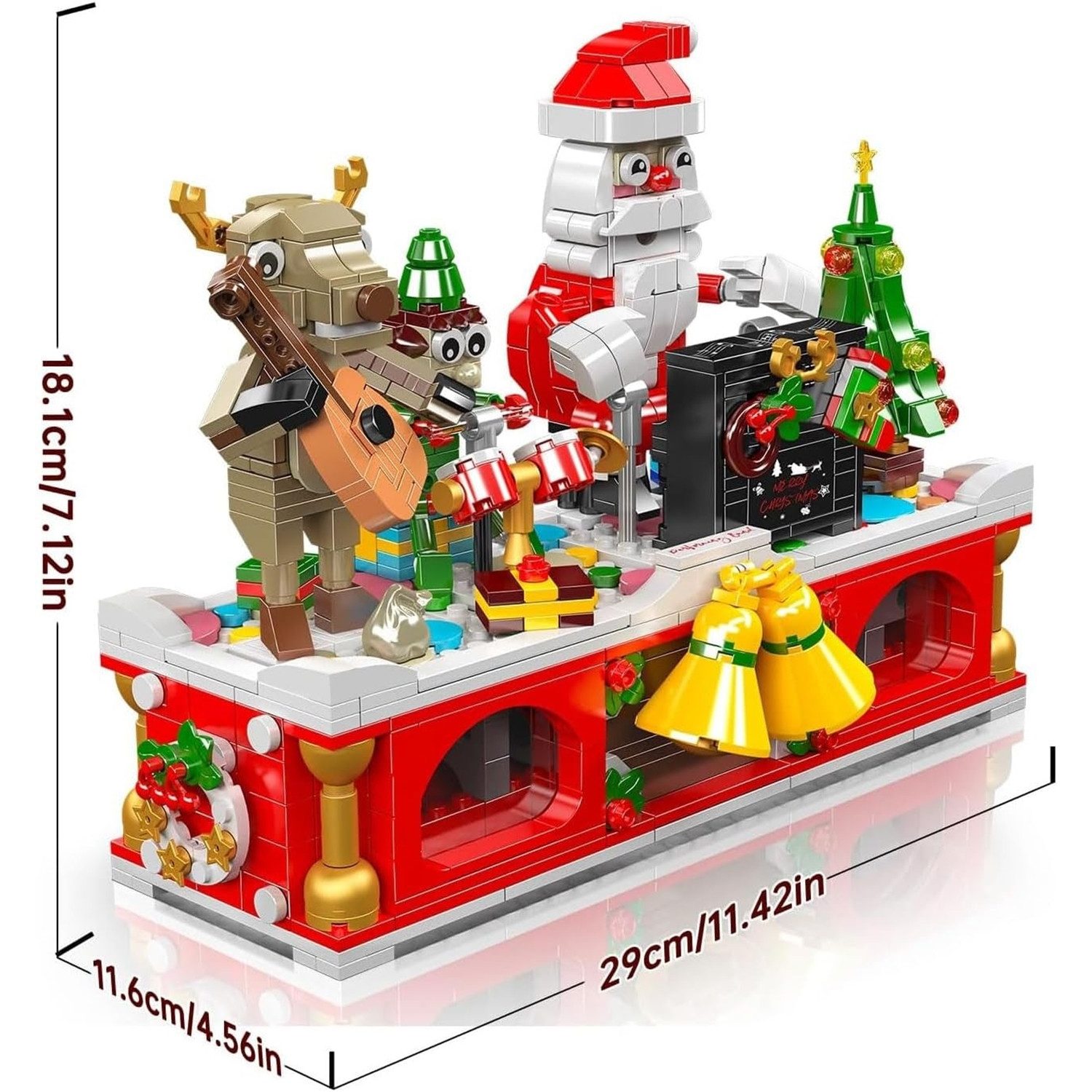 Mould King 10162 Weihnachtsband Konstruktionsspielsteine