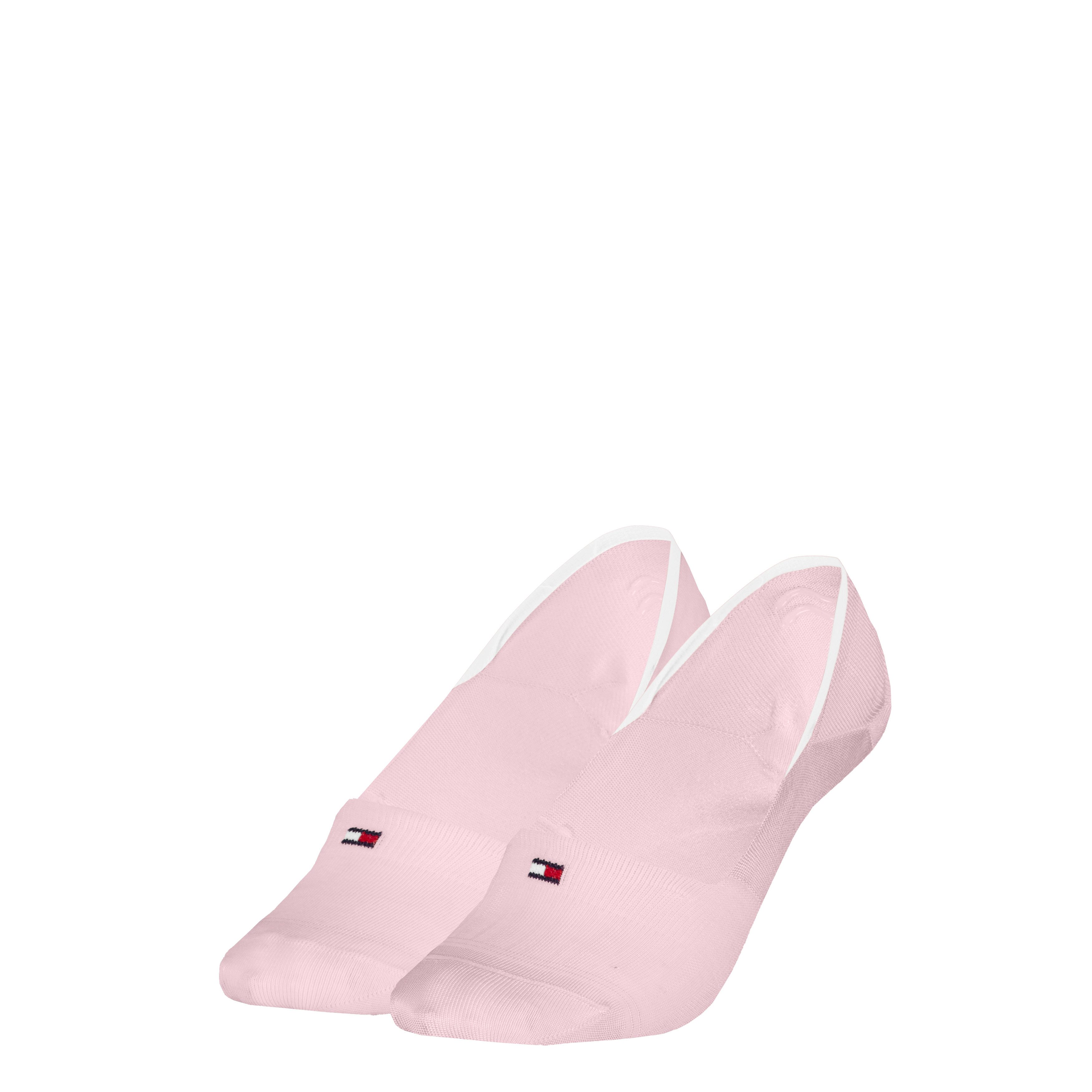 Tommy Hilfiger Füßlinge TH WOMEN FOOTIE MC 2P SHINE (2 Paar) mit silikonisierten Fersenstreifen