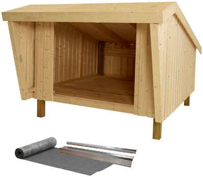 PLUS Gartenhaus Shelter, BxT: 291x225 cm, (Packung), inkl. Dachpappe/Aluleisten