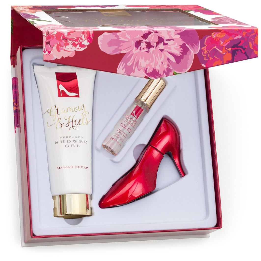 Eau de Parfum Glamour & Heels HAWAII DREAM Edicion 3er Set, Gift Box, Geschenkset