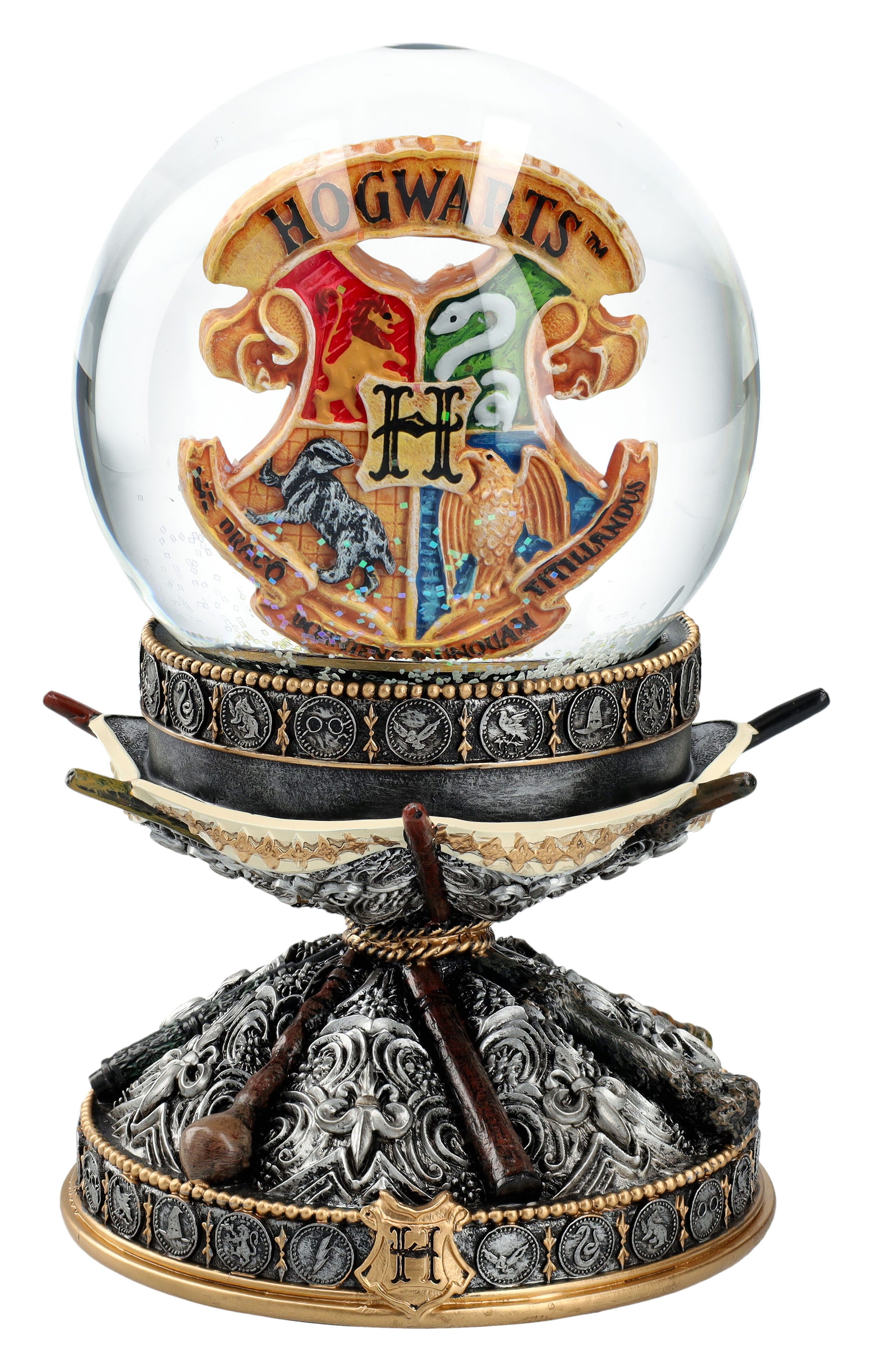 Figuren Shop GmbH Schneekugel Schneekugel Harry Potter - Hogwarts Zauberstäbe - Fantasy Dekoration