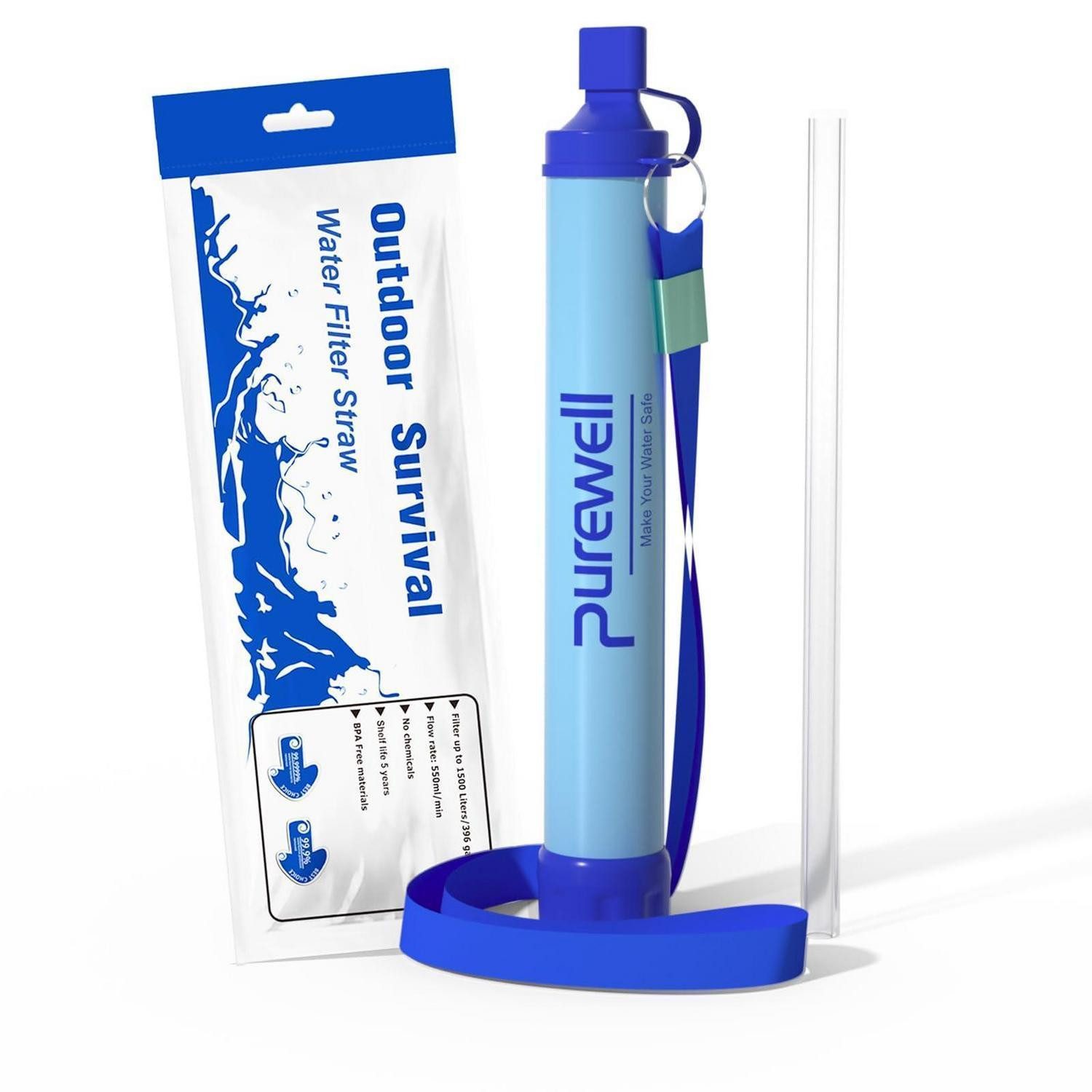 LuxusKollektion Wasserfilter Outdoor Wasserfilter 0,01 μm 1500 L