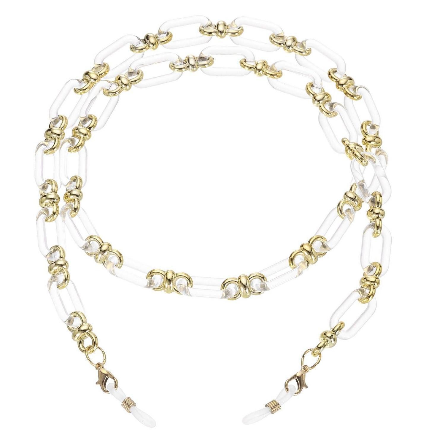 LuxusKollektion Brillenkette Acryl Brillenkette Transparent Lanyard