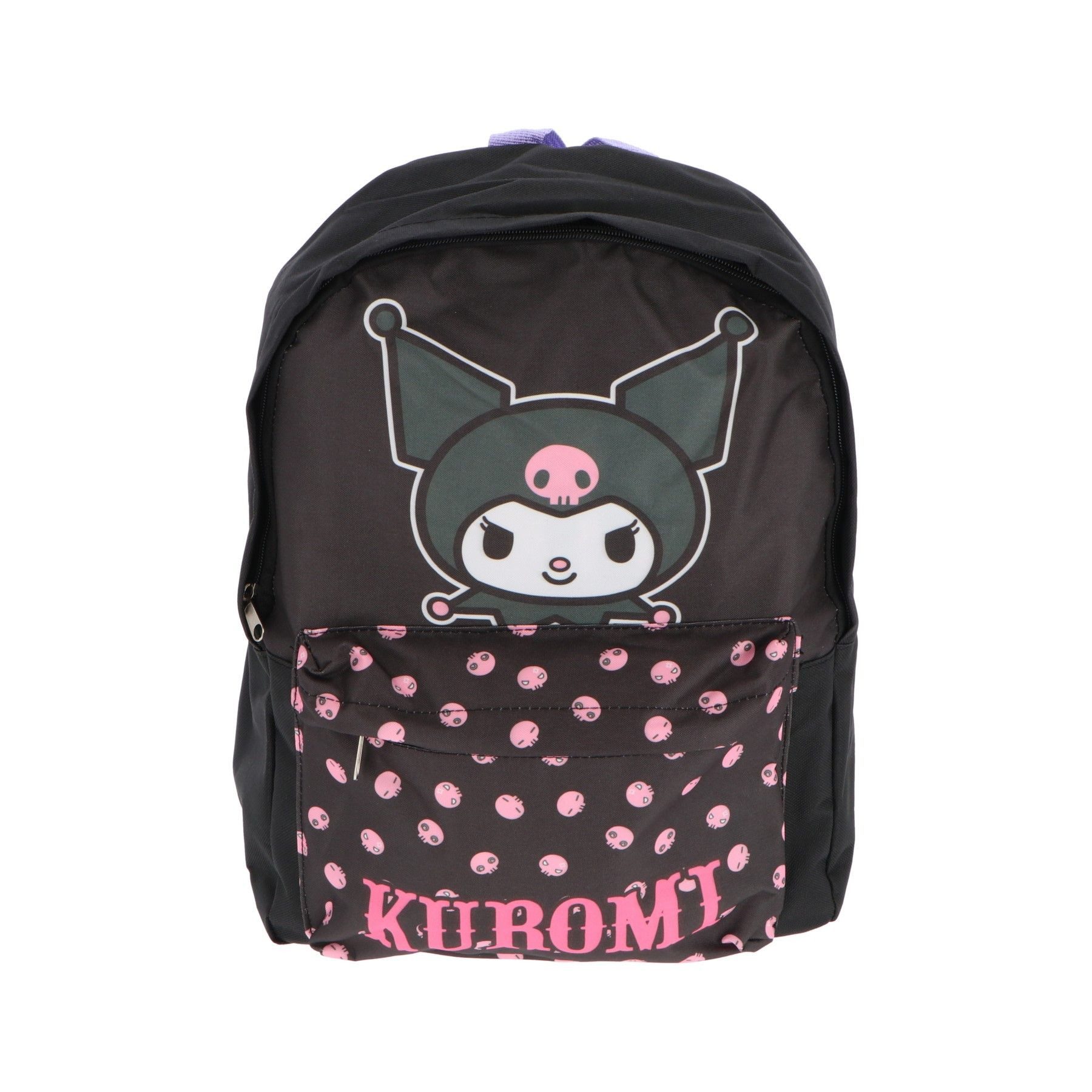 Textiel Trade B.V. Kinderrucksack Kuromi mit Fächern Praktische Tasche für Schule und Freizeit