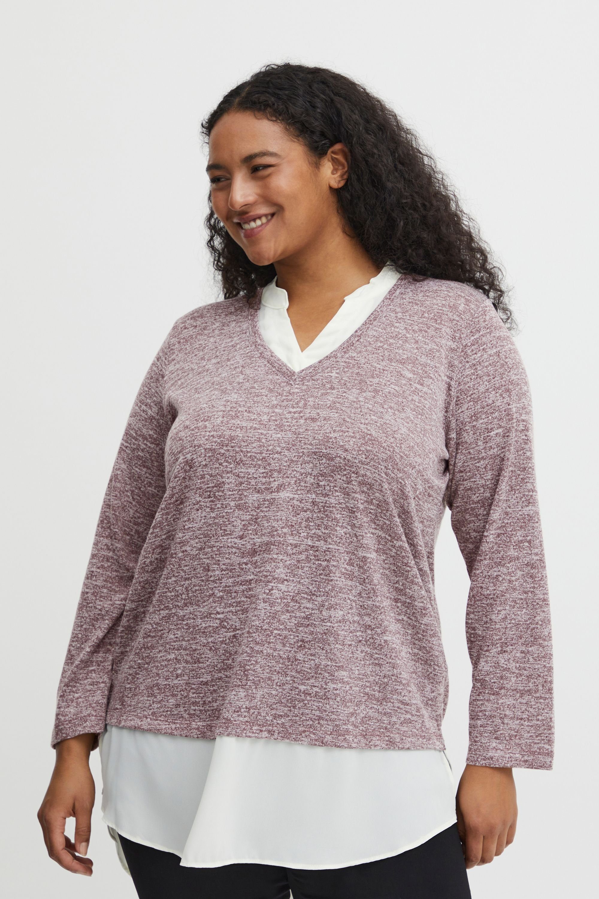 fransa Strickpullover Fransa FPREXAN PU 1 Fig Mix