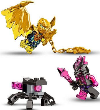 LEGO® Konstruktionsspielsteine Jays Golddrachen-Motorrad (71768), LEGO® NINJAGO, (137 St)